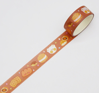 Ruban Washi Personnalisé Mignon pour Bullet Journal avec Livre d'Autocollants et Ruban Argenté à Feuille d'Or