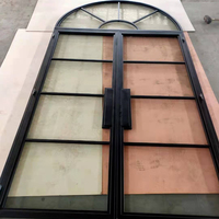 Rejilla de Acero Redonda para Ventana, Diseño de Puertas de Acero con Arco
