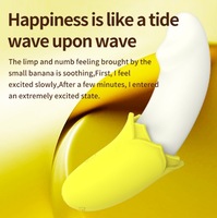 Mini Wasserdichter Bananen-AV-Zauberstab-Massager, Analdildo, vibrierendes Sexspielzeug, Bullet-Vibrator, Zauberstab-Massager für Frauen