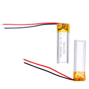 Personalizado 501240 220mah Bateria de Polímero de Lítio 500 v 3.7 mah Baterias de Células de Íon de Lítio Recarregável Baterias Lipo - Product Image 6