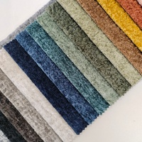 Tissu en velours doux teint en masse, résistant aux taches et respirant, pour chaises, fauteuils inclinables, canapés de réception à domicile et de restaurant