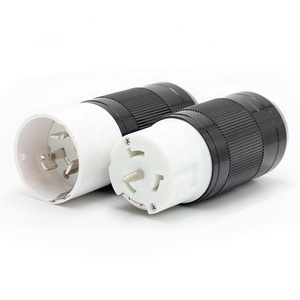Konektor Bilah Lurus 4-Pin NEMA SS 2-50R Marine Shore 50 Amp Generator 125/250V 3 Kutub untuk Penggunaan Industri USA/Kanada - Product Image 6