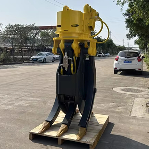 Grappin hydraulique rotatif pour excavatrice, bois, acier de rebut, pierre, bois, 12 tonnes, 13 tonnes, 15 tonnes - Product Image 4