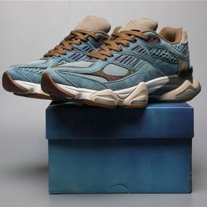 Nuevas Zapatillas Deportivas de Invierno 9060 con Entresuela de TPU y Suela de Goma, Diseño para Hombre y Mujer, Color Azul Sal Marina, Plataforma Driftwood - Product Image 1