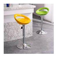 Chaises de bar modernes à pieds métalliques, vente chaude, tabourets de bar de style nordique, hauteur comptoir, Cadeira Para Bar, meubles de pub, chaises pivotantes