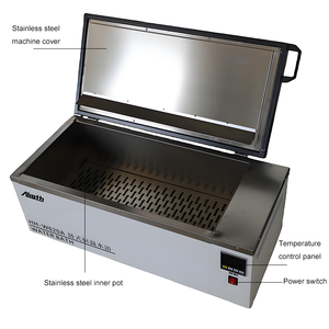 Bain-marie thermostaté électrique de laboratoire en acier inoxydable haute précision, grande capacité, 220V 50HZ 2KW, température de 0,1°C - Product Image 2