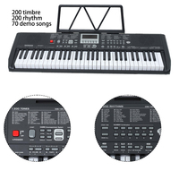 Nuevo Piano Electrónico Sintetizador 2025, Teclado Musical Electrónico Semiprofesional de 61 Teclas en Venta, Órgano Electrónico