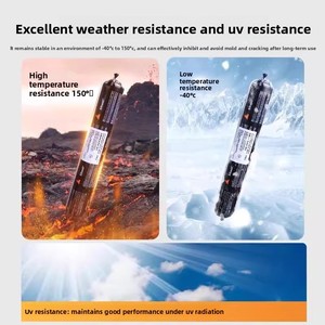 <span class=keywords><strong>Sika</strong></span> WS-305S Mastic silicone neutre étanche aux intempéries, remplissage structurel imperméable, Allemagne, pour murs-rideaux métalliques et en verre, extérieur - Product Image 2