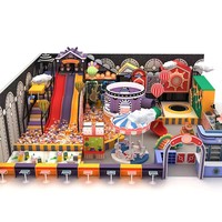 Nouvel équipement de parc d'attractions pour enfants, château gonflable personnalisé de grande taille, trampoline intérieur, toboggan, piscine à balles en PVC/vinyle