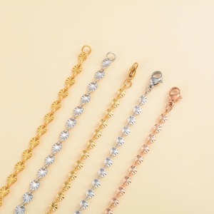 Collier ras du cou tendance pour femme en acier inoxydable, chaîne serpent simple, fait main, couleur or, bijoux à la mode - Product Image 2