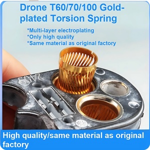 อินเทอร์เฟซแบตเตอรี่ T70 70P T60T100 ชุบทอง 35 จุดสัมผัส อุปกรณ์เสริมโดรนเกษตร สปริงโลหะแบบทอร์ชั่นสำหรับพืช - Product Image 5