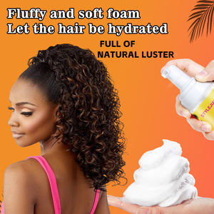 258ml 6.8fl.oz Formant la <span class=keywords><strong>Mousse</strong></span> Capillaire 4C Cheveux Bouclés Marque Privée <span class=keywords><strong>Mousse</strong></span> Non Collante pour les Produits de Volume de Cheveux - Product Image 5