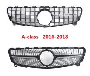 Calandre modifiée pour Benz Classe A W177 calandre mercedes w176 Starry Sky <span class=keywords><strong>AMG</strong></span> calandre à barre verticale couvercle de réservoir d'eau - Product Image 2