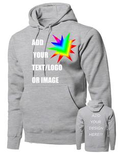 Sudaderas Lisas de Alta Calidad con Forro Polar de Gramaje Pesado, Poliéster y Algodón, con Patrón Personalizado, Logo Estampado en Relieve y Bordado - Product Image 2