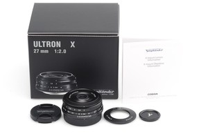 Voigtländer <span class=keywords><strong>Ultron</strong></span> 2/27mm Nero per X - Product Image 1