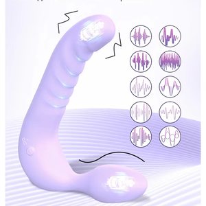 Control remoto Correa sin tirantes en consolador doble Vibrador Juguete sexual para mujeres <span class=keywords><strong>lesbianas</strong></span> Producto femenino Mujeres - Product Image 1