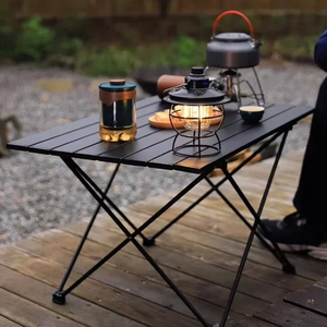 <span class=keywords><strong>Table</strong></span> à manger pliante portable de plein air personnalisée de couleur kaki, directement de l'usine, pour le camping en autonomie et les loisirs à domicile, <span class=keywords><strong>application</strong></span> de cuisine - Product Image 1