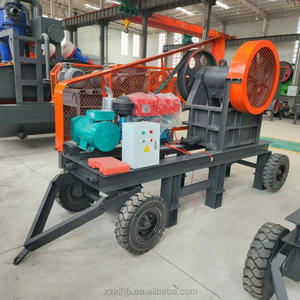 Tự động di động máy nghiền đá PE 300 30 tấn mỗi giờ Máy Nghiền hàm với động cơ và PLC-Thành phần cốt lõi - Product Image 1