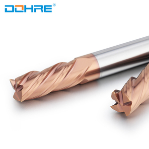 Dohre Uex Độ Chính Xác Cao Độ Cứng Cao 60 Carbide <span class=keywords><strong>End</strong></span> Mill 4 Flutes Vuông Phẳng Endmills - Product Image 2