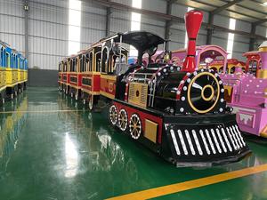 Yeni tasarım özelleştirilmiş 24 koltuklar eğlence parkı alışveriş merkezi Kiddie oyunları satılık elektrikli Mini izsiz tren yolculuğu - Product Image 5