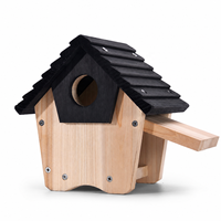 Vente en gros usine – Nouvelle maison à oiseaux en bois de pin, écologique, durable, détachable et personnalisable pour moineaux, pinsons et moineaux rouges