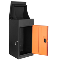 Boîte aux lettres de haute qualité, nouveau design, imperméable, durable, en métal avec revêtement en poudre, pour courrier et colis