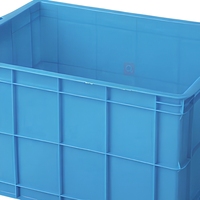 Caisse de rangement industrielle en plastique empilable, modèle 700, fabriquée au Zhejiang