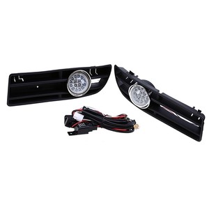 Kit de luces antiniebla LED GZGANGZHAN para Volkswagen Jetta Bora 1999-2005 con rejilla inferior y arnés de cableado - Product Image 1