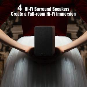 HiFi Audio 5.1.4ch Home Theater <b>System</b> 900W Corded Electric <b>Surround</b> <b>Sound</b> with Subwoofer for <b>TV</b> - Product Image 5
