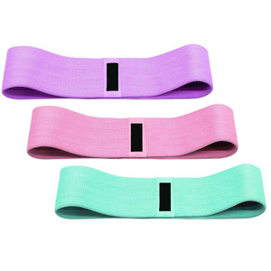 Wholesale Polyester Fabric Glute Resistance Bands For Legs Training Custom Made New Design 3 Resistance Levels Carry Bag-Direct - Product Image 6