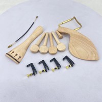 High-end Viola Set of Accessories - a Complete Set of Violin Strings Made of Ebony Jujube Wood or Rosewood