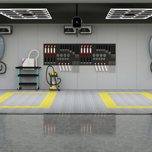 Installation personnalisée d'équipement de lavage de voiture commercial de station avec la grille de <span class=keywords><strong>vidange</strong></span> de compresseur d'air de vide pour l'atelier de détail automatique - Product Image 2