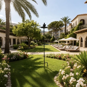 Fabrika Modern Dayanıklı Çevre Dostu Demir Toz Boyalı Çiçek Saksısı Bahçe Kazığı Bahçeye Güvenli - Product Image 2