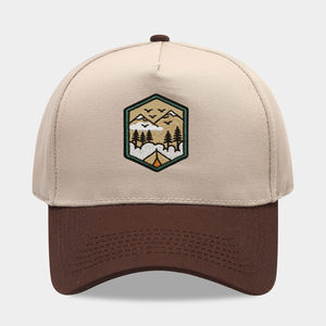 Gorra de béisbol deportiva de 5 paneles con parche bordado, absorción de humedad, protección solar, logotipo personalizado, gorras para papá al por mayor para exteriores - Product Image 6
