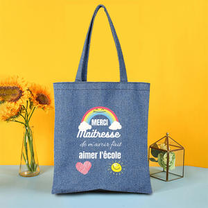 Джинсовая сумка через плечо с принтом - Product Image 3