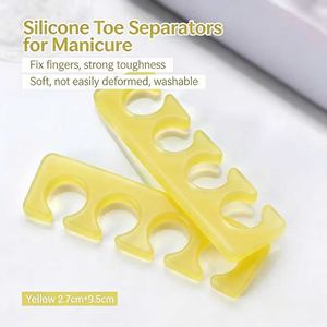 Separador de Dedos para Uñas, Protector de Dedos, Separador de Uñas, Cojín Suave, Abrazadera para Pies, Dispositivo de Separación de Cinco Dedos de Silicona - Product Image 4