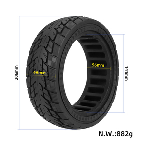 Pneu plein tout-terrain Ulip 8.5*2.5/8.5*3 pour trottinettes <span class=keywords><strong>électrique</strong></span>s Dualtron Mini Motor <span class=keywords><strong>Speedway</strong></span> <span class=keywords><strong>Leger</strong></span> (Pro) – Pneu en caoutchouc plein 8.5*2.5 - Product Image 2