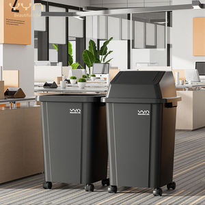 <span class=keywords><strong>Poubelle</strong></span> YYN <span class=keywords><strong>de</strong></span> <span class=keywords><strong>50</strong></span> litres à grand couvercle basculant, écologique, à induction, en plastique recyclé, pour <span class=keywords><strong>cuisine</strong></span> intérieure/extérieure, maison, hôtel - Product Image 2