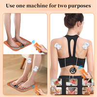 8 modes 29 vitesses télécommande électrique masseur de Circulation des pieds 3D Massage Patch dossier réflexologie ciblée Relaxation des pieds