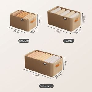 Boîte de rangement pliable pour vêtements, grande capacité, avec cadre en acier, organisateur de placard – Offre Spéciale - Product Image 2