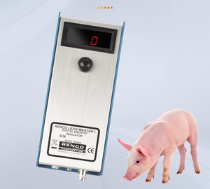 Equipo de granja de cerdos Indicador digital de grasa trasera 1-3 capas Cerdas <span class=keywords><strong>gordas</strong></span> Ultrasonido bovino Probador de medidor de espesor de grasa trasera de cerdo - Product Image 6