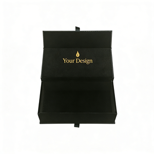 Caja de Papel Rígida Magnética Plegable Rosa Premium con Logotipo Personalizado para Empaque de Regalos Cosméticos y Productos de Belleza - Product Image 2