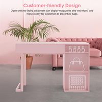 Table de Manucure Professionnelle avec Tiroirs de Rangement, Poste de Travail pour Technicien(ne) Ongulaire, Station de Maquillage, Équipement Moderne en Bois pour Salon de Manucure