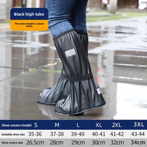 Couvre-chaussures de pluie anti-dérapant <span class=keywords><strong>l</strong></span>éger et respirant pour moto avec fermeture éclair - Product Image 5