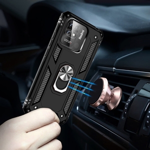 Funda Protectora para Teléfono <span class=keywords><strong>Xiaomi</strong></span> <span class=keywords><strong>Redmi</strong></span> <span class=keywords><strong>10C</strong></span>, Resistente a Impactos, TPU + PC, con Soporte Giratorio de 360 Grados, Venta al Por Mayor - Product Image 5