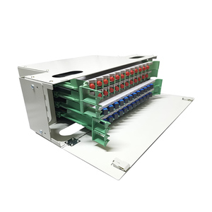 Caja de Distribución de Fibra Óptica ODF, Unidad Modular para Montaje en Rack, Acero Laminado en Frío, 72 Núcleos, POE, Gabinete de Gestión de Cableado para Redes 5G - Product Image 1