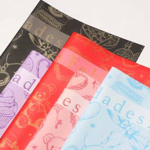 Papel de Regalo Evergreen con Diseño de Oso Español, Impermeable, con Marco, Papel Floral Coreano para Ramos, Accesorios para Floristas, Paquetes de Proveedor - Product Image 3