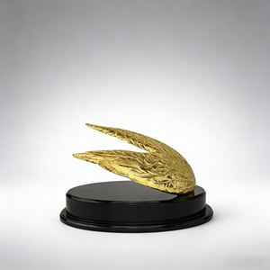 Trophée personnalisé en alliage de zinc plaqué argent - Trophée écologique en métal plaqué avec gravure or et argent - Product Image 6