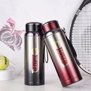 Botella Deportiva de Acero Inoxidable 316 de Gran Capacidad y Alta Calidad, Taza Aislada al Vacío Portátil para Auto - Product Image 4