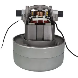 Motor penyedot debu basah kering Universal, untuk pembersih vakum industri BLDC 1200W Motor Penyedot Debu